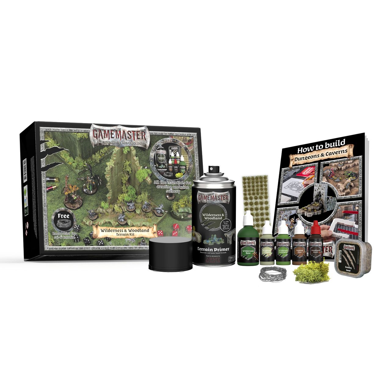Afbeelding van het spelletje Gamemaster: Wilderness&Woodlands Terrain Kit (The Army Painter)
