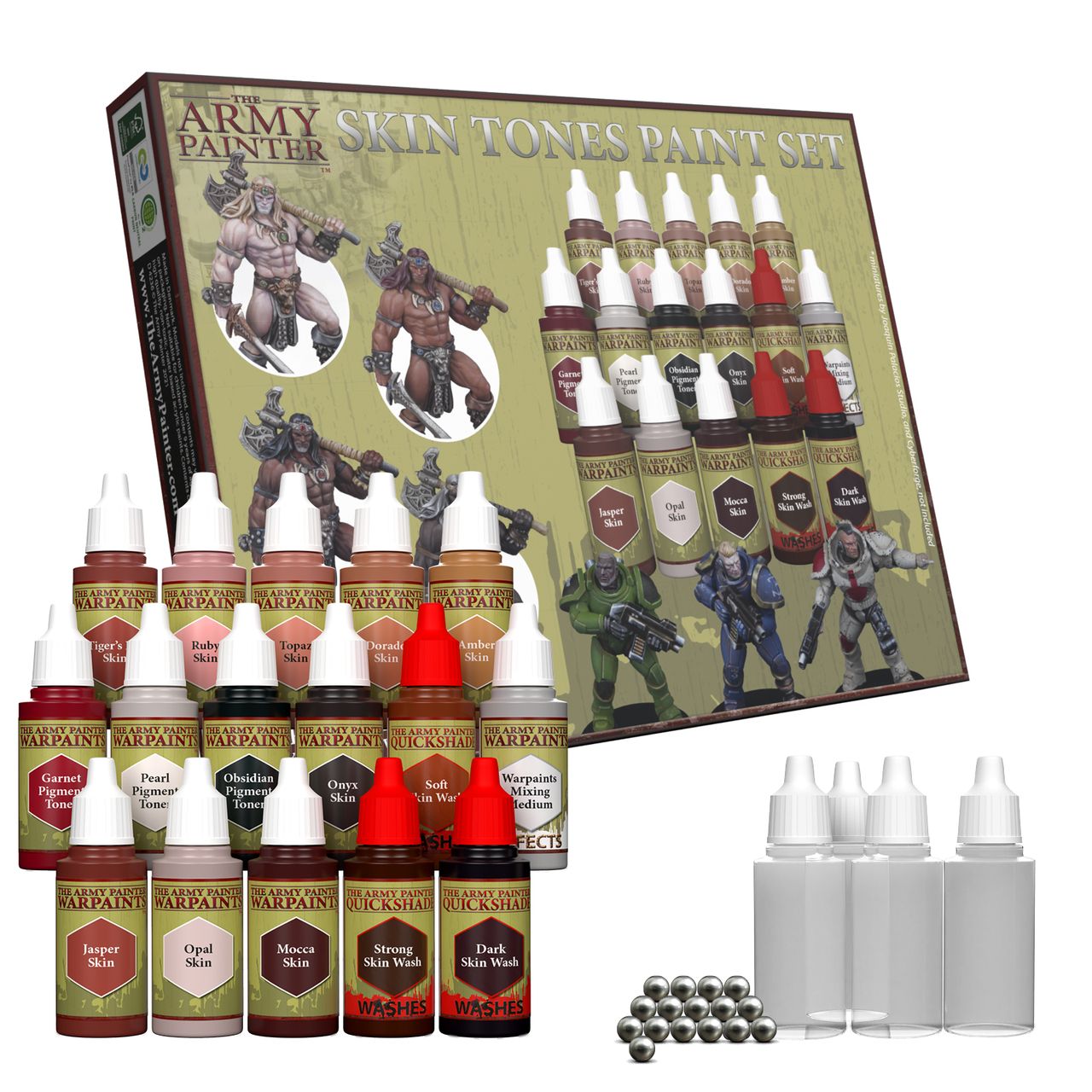 Afbeelding van het spel Skin Tones Paint Set (The Army Painter)