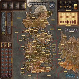 Afbeelding van het spel A Game of Thrones: Mother of Dragons Deluxe Gamemat