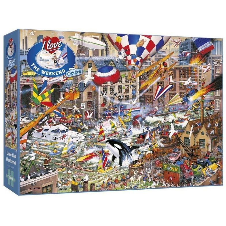Gibsons I Love The Weekend - Puzzel (1000)
