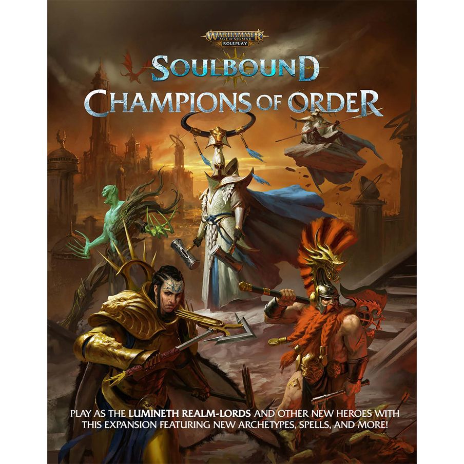 Afbeelding van het spelletje Warhammer Age of Sigmar Roleplay: Soulbound - Champions of Order