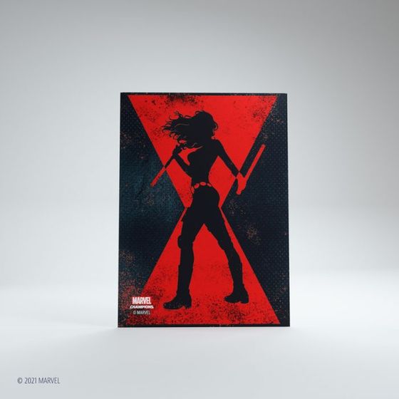 Afbeelding van het spelletje Gamegenic Marvel Champions Art Sleeves: Black Widow (66x91mm) - 50+1