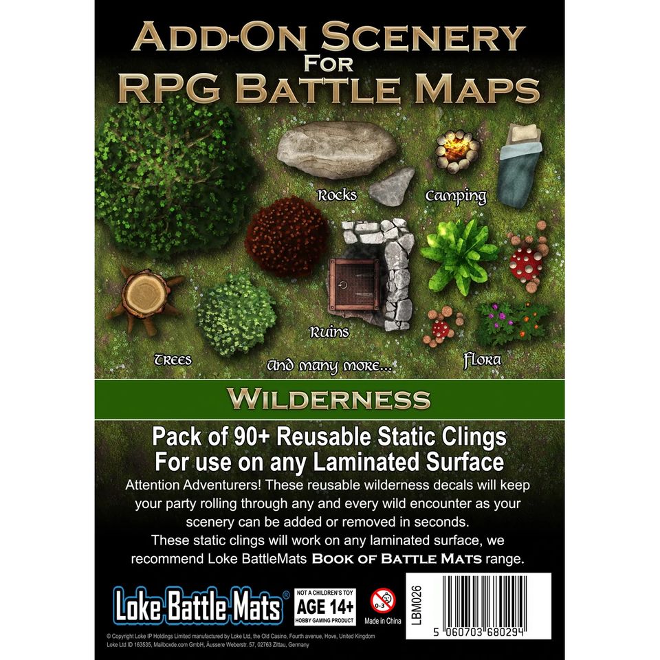Thumbnail van een extra afbeelding van het spel Add-On Scenery for RPG Battle Maps: Wilderness