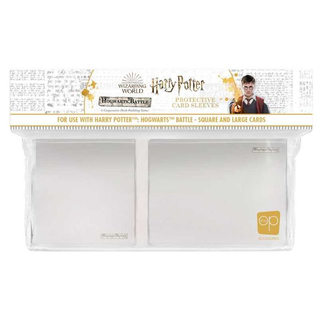 Afbeelding van het spelletje Harry Potter: Hogwarts Battle - Protective Card Sleeves: Square and Large Card Sleeves (135x)