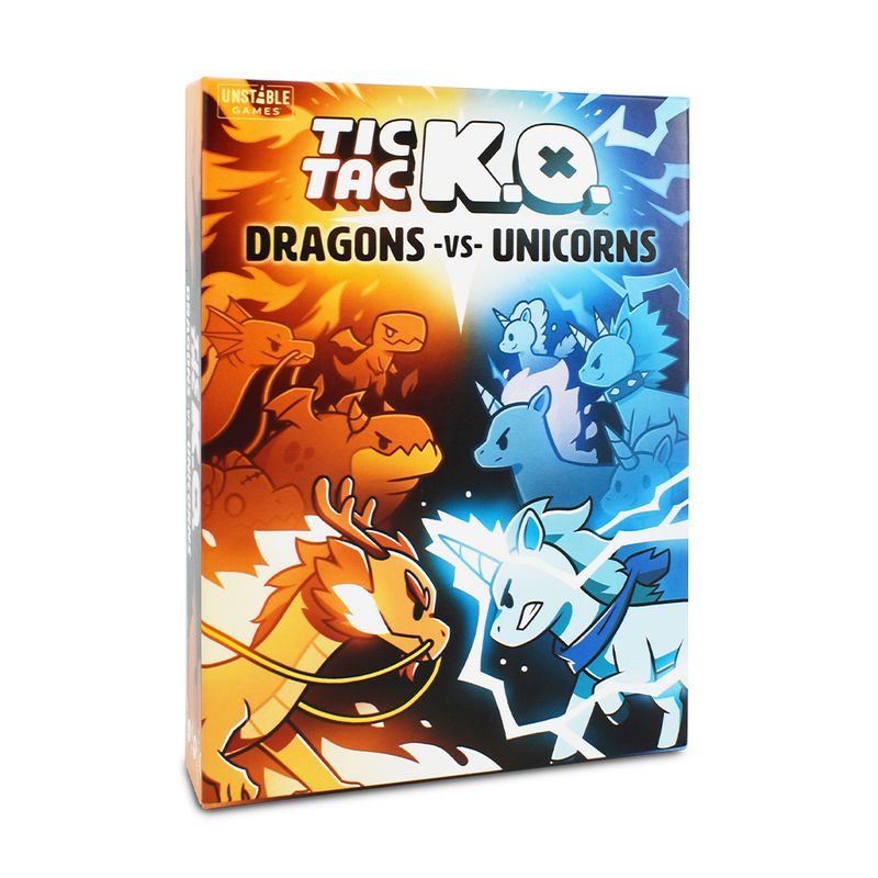 Afbeelding van het spelletje Tic Tac K.O. Dragons vs. Unicorns