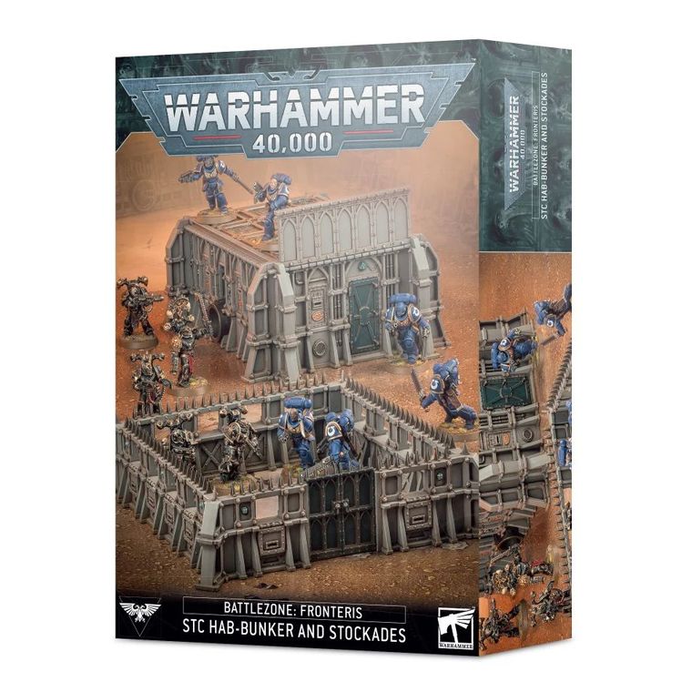 Afbeelding van het spelletje Warhammer 40,000 - Battlezone Fronteris: STC Hab-Bunker and Stockades