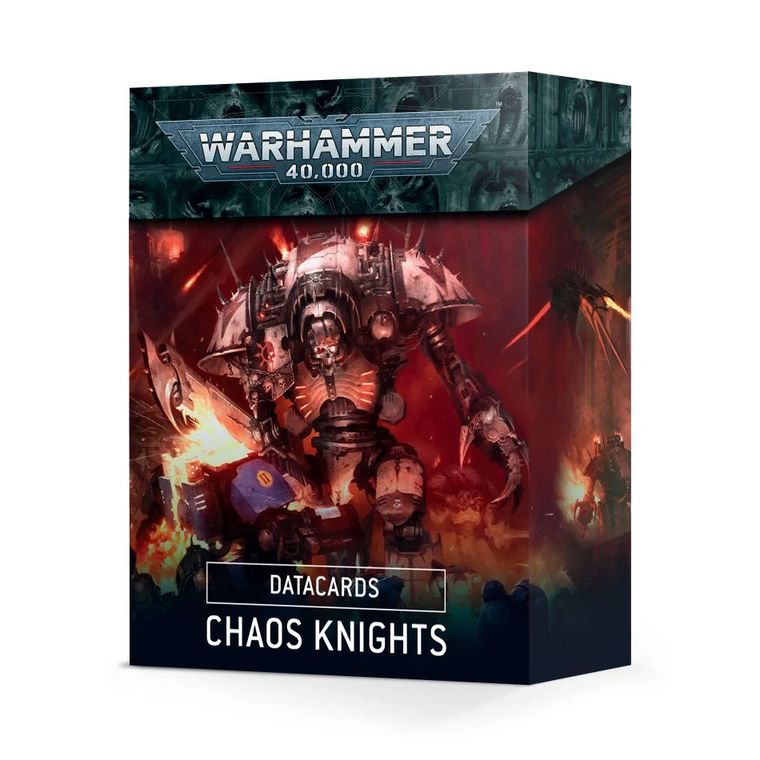 Afbeelding van het spel Warhammer 40,000 - Chaos Knights: Datacards