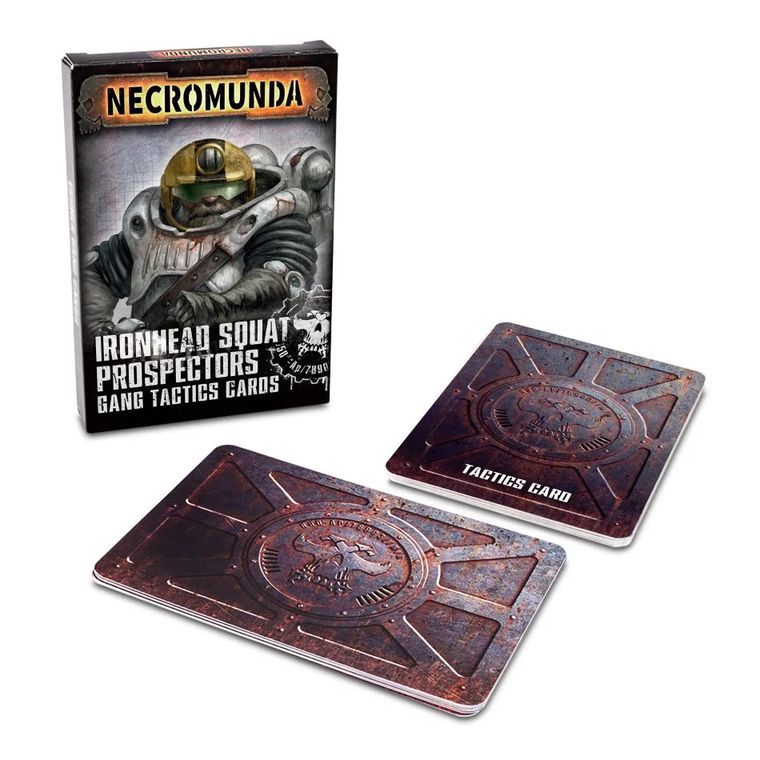 Afbeelding van het spelletje Necromunda: Ironhead Squat Prospectors Gang Tactics Cards