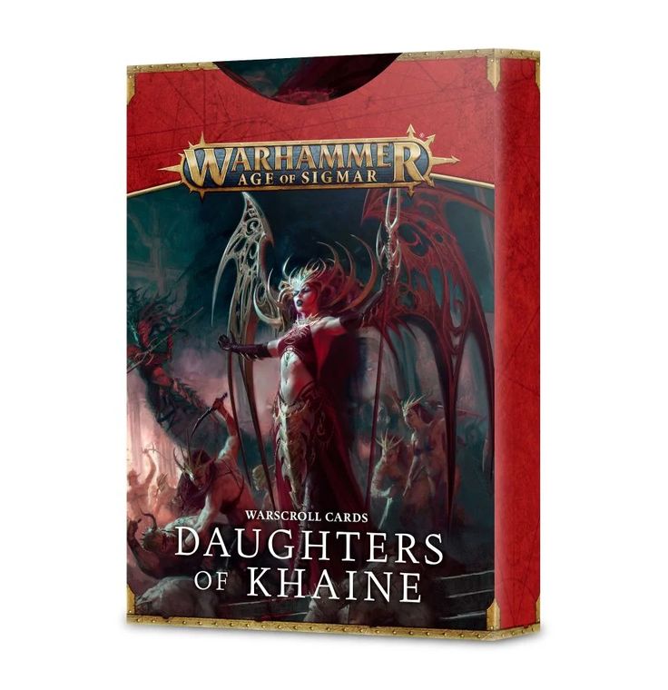 Afbeelding van het spelletje Warhammer: Age of Sigmar - Daughters of Khaine: Warscroll Cards
