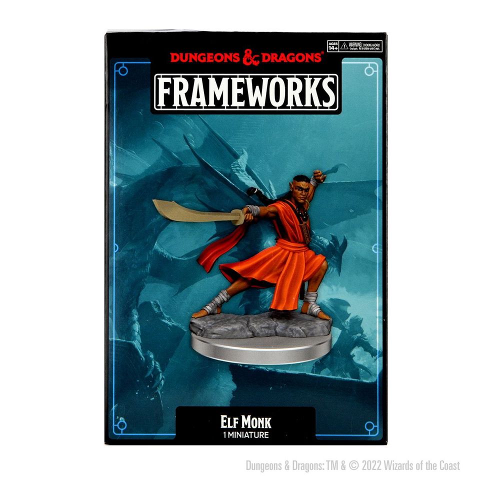 Afbeelding van het spelletje D&D Frameworks: Elf Monk Male