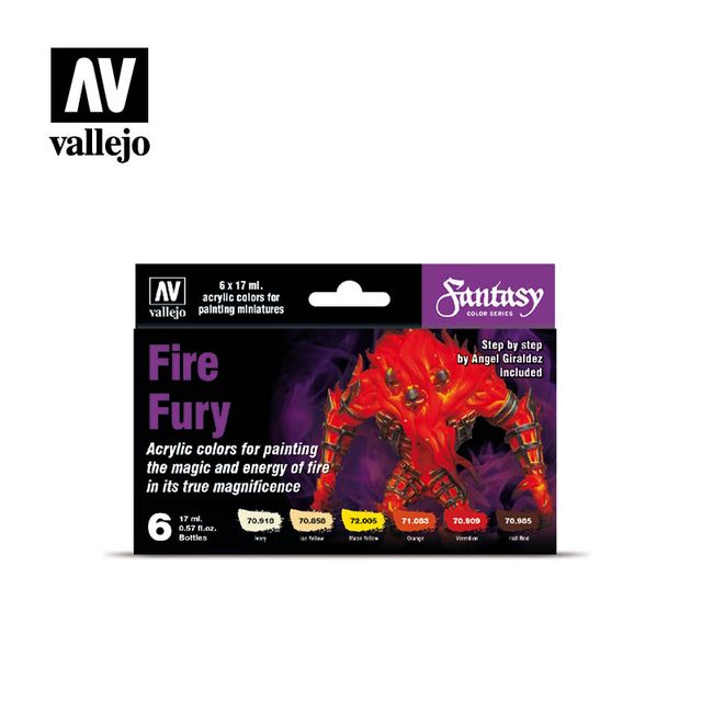 Afbeelding van het spel Fantasy Color Series: Fire Fury (Vallejo)