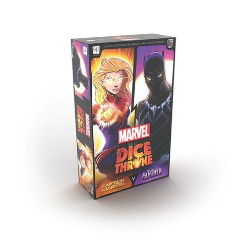 Afbeelding van het spelletje Marvel Dice Throne: 2 Hero Box (Captain Marvel&Black Panther)
