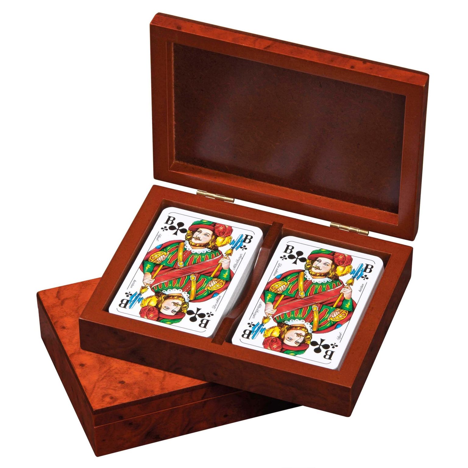 Afbeelding van het spelletje Rommé in houten box