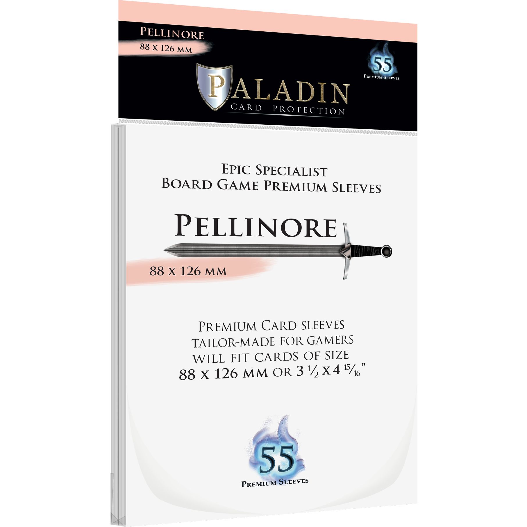 Afbeelding van het spelletje Paladin Sleeves: Pellinore (88x126mm)