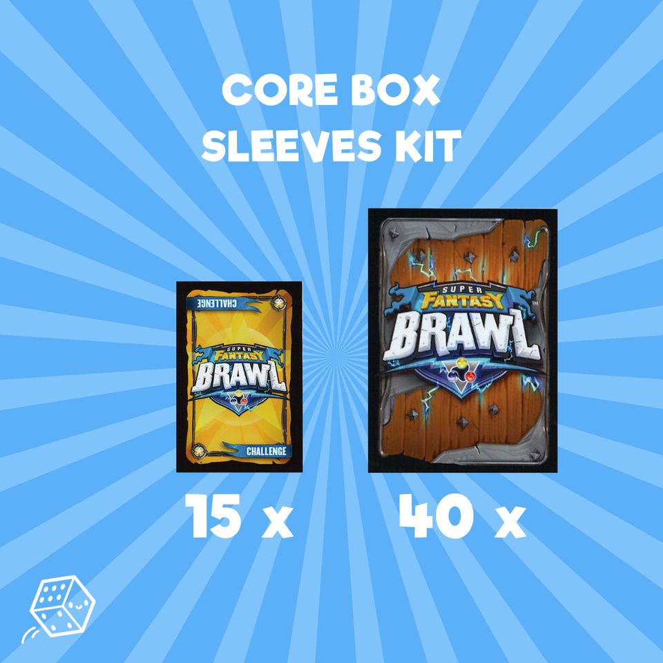 Afbeelding van het spelletje Super Fantasy Brawl: Corebox Sleeves Kit