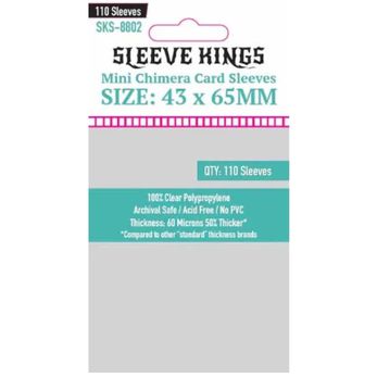 Mini Chimera Card Sleeves 8802 (43x65mm) | Sleeve Kings | 110 Pack afbeelding