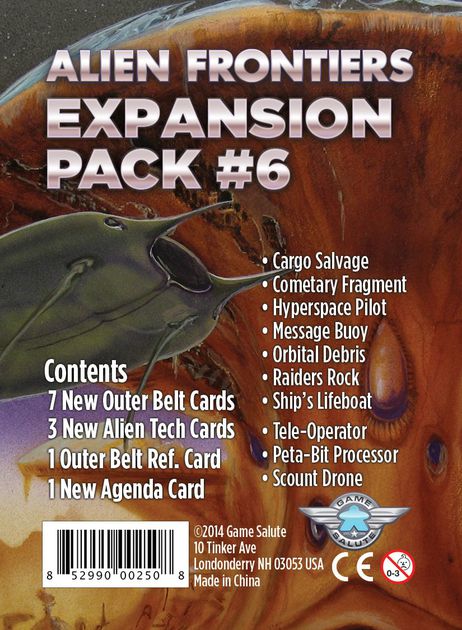 Afbeelding van het spelletje Alien Frontiers: Expansion Pack 6
