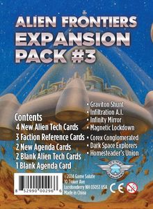 Thumbnail van een extra afbeelding van het spel Alien Frontiers: Expansion Pack 3
