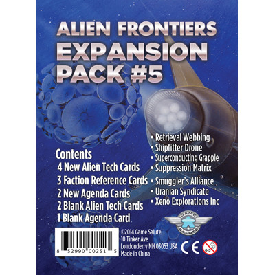 Thumbnail van een extra afbeelding van het spel Alien Frontiers: Expansion Pack 5