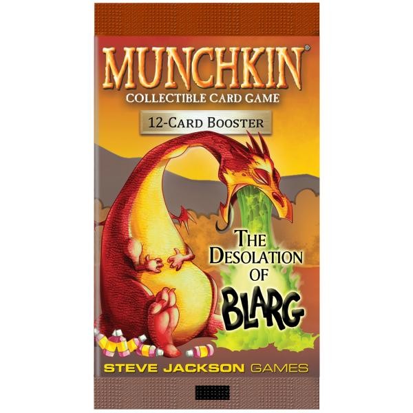 Afbeelding van het spelletje Munchkin Collectible Card Game: Booster - The Desolation of Blarg