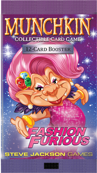 Afbeelding van het spel Munchkin Collectible Card Game: Booster - Fashion Furious
