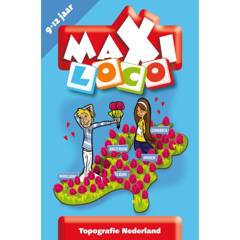 Afbeelding van het spelletje Maxi Loco - Topografie Nederland (9-11 jaar)