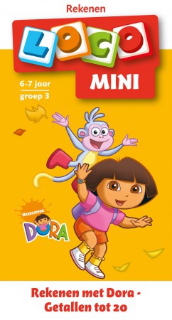 Afbeelding van het spelletje Mini Loco - Rekenen met Dora: Getallen tot 20 (6-7 jaar)