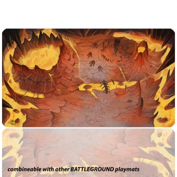 Afbeelding van het spelletje Blackfire Ultrafine Playmat: Battleground Edition (Mountain)