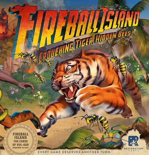 Afbeelding van het spelletje Fireball Island: The Curse of Vul-Kar - Crouching Tiger, Hidden Bees