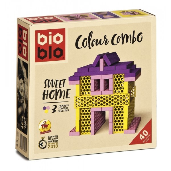 Afbeelding van het spelletje Bioblo: Colour Combo - Sweet Home (40-delig)