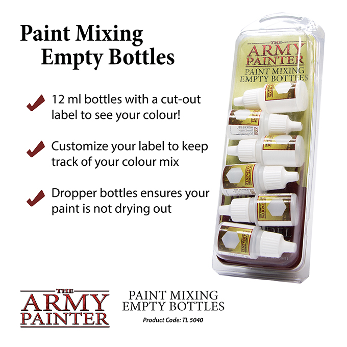 Afbeelding van het spel Paint Mixing Empty Bottles (The Army Painter)