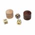 Grote Premium Houten Backgammon Set – Philos | Luxe Uitvoering